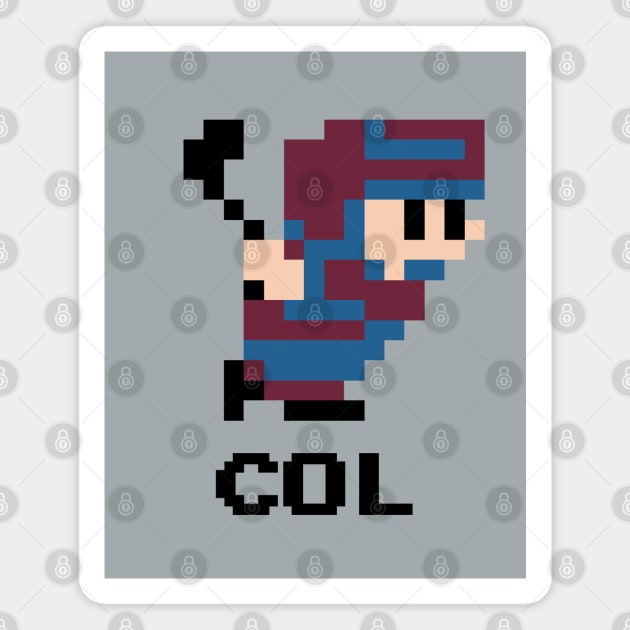 Ice Hockey - Colorado Magnet by The Pixel League